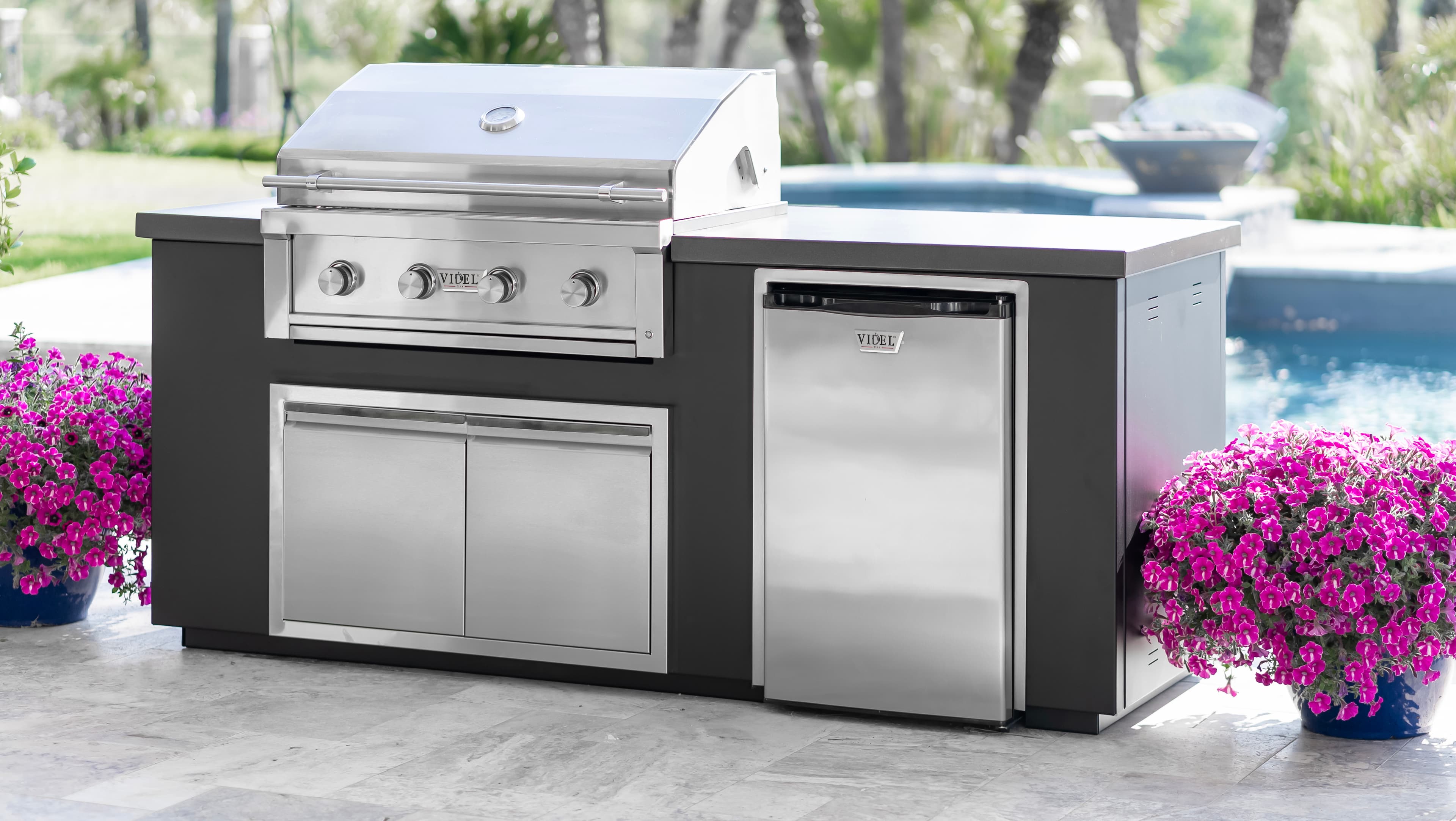 Videl professional grill series lineup