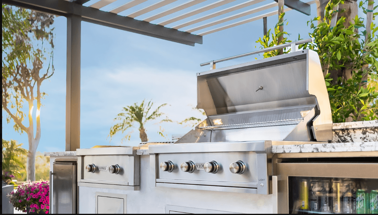 Videl grill series set up