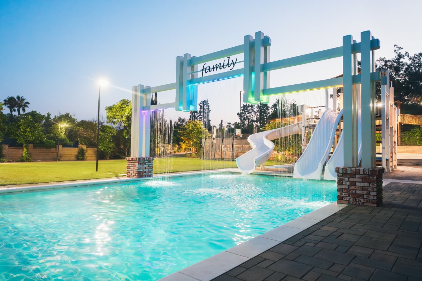 Professional pool construction with quality materials